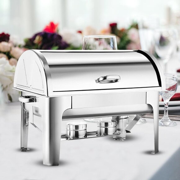 SOGA 9L Chafing Dish Full Size Roll Top - Picture 3 of 8